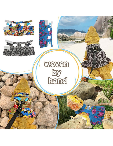 Arnés y Correa Ajustable HOKABLE para Lagarto y Pequeños Animales