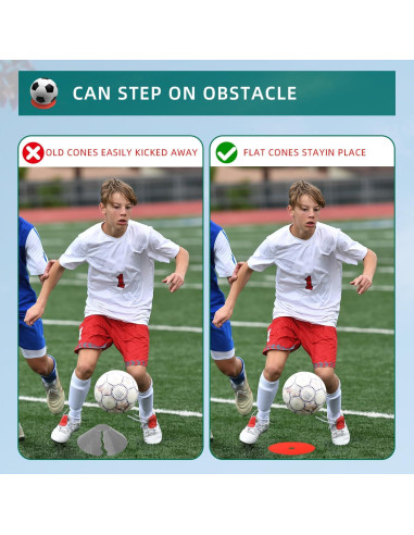 Marcadores de Punto Antideslizantes LZKIB 15 cm 20 Piezas