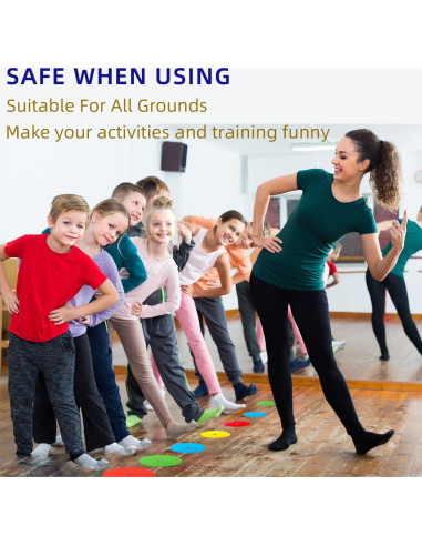 Marcadores de Punto Antideslizantes LZKIB 15 cm 20 Piezas