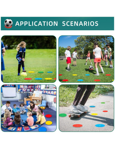 Marcadores de Punto Antideslizantes LZKIB 15 cm 20 Piezas