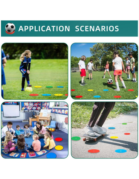 Marcadores de Punto Antideslizantes LZKIB 15 cm 20 Piezas