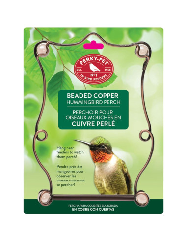 Columpio para Colibríes Perky-Pet con Perlas de Cobre