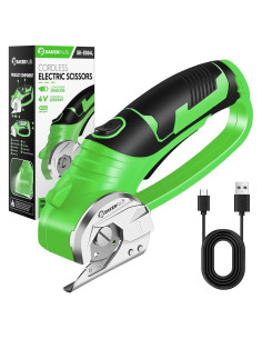 Tijeras eléctricas inalámbricas SakerPlus 4V con luz LED