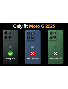 Funda TPU Transparente para Motorola Moto G 2025 5G con Protector 2