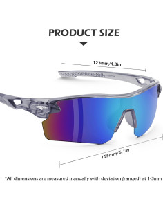 Gafas de Seguridad OXG 6 Paquete Lentes Resistentes Unisex 2