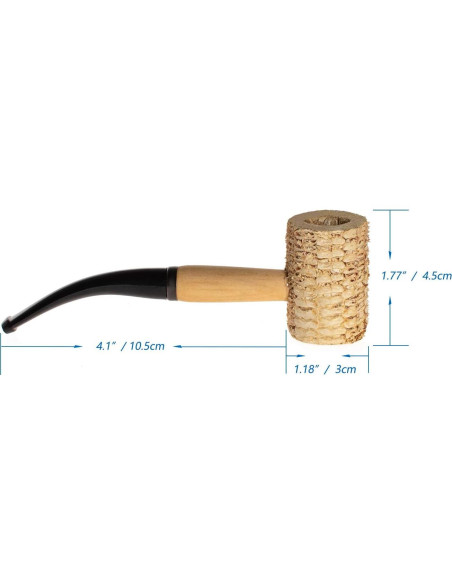 Accesorio de disfraz pipa falsa Joy Join para Halloween