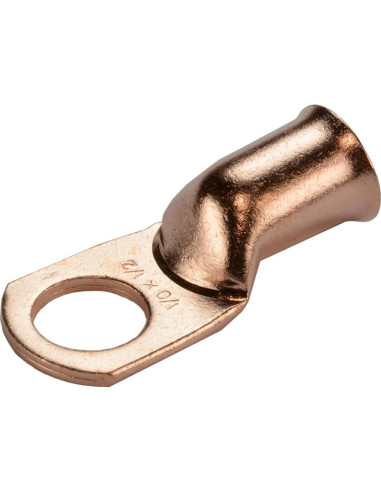 Extremos de Cable de Batería TEMCo 1/0 AWG Cobre Desnudo - Paquete de 5