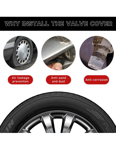 12 Tapones de Válvula de Neumático Ohleats Aluminio Verde