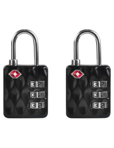 Candados TSA de Combinación UP Security para Equipaje Negro