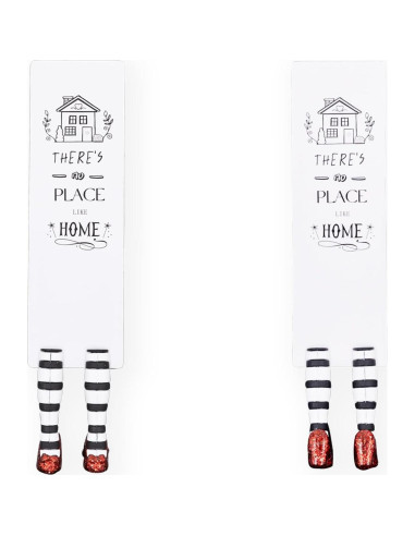 Marcador de Bruja DAYONESHOP - Zapatos Rojos 17.3x3.8 cm