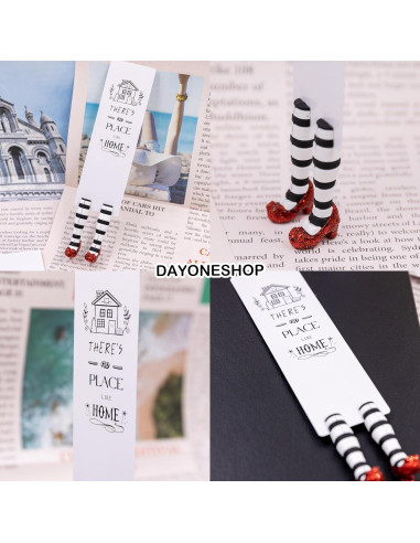 Marcador de Bruja DAYONESHOP - Zapatos Rojos 17.3x3.8 cm