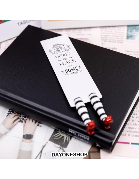 Marcador de Bruja DAYONESHOP - Zapatos Rojos 17.3x3.8 cm