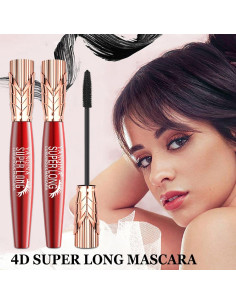 Máscara 4D Hulyfw 2Pcs Impermeable para Pestañas Largas 2