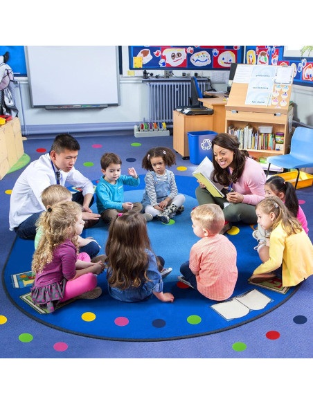 30 Puntos de Alfombra Reutilizables Apipi - 10 cm Coloridos 30 Puntos de Alfombra Reutilizables Apipi - 10 cm Coloridos