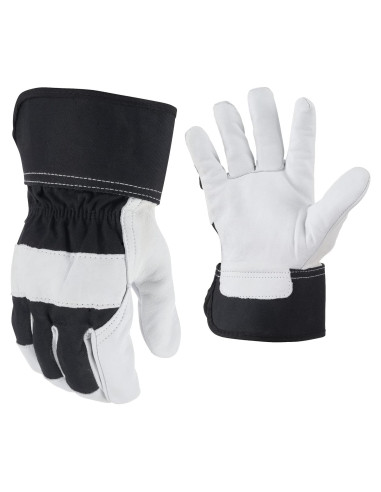 Guantes de trabajo AWP X-Large cuero de cabra y algodón