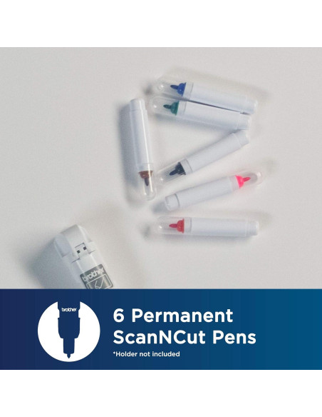 Conjunto de Plumas Brother CAPEN1 para Manualidades - 6 Colores