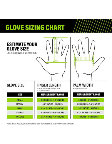 Guantes de trabajo AWP X-Large cuero de cabra y algodón