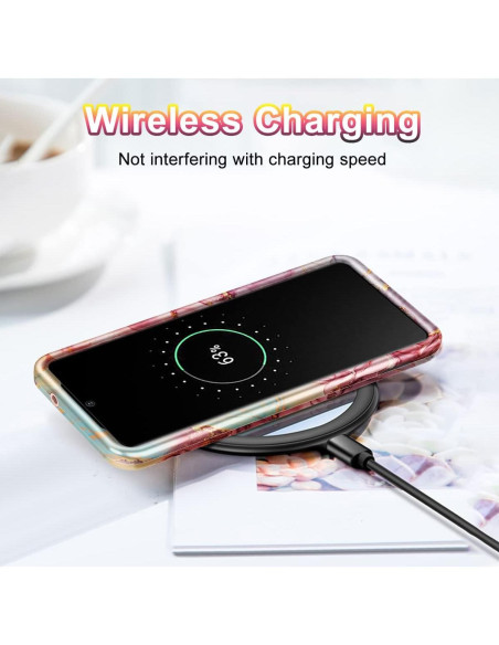 Funda Btscase para Samsung Galaxy S20 6.2" Patrón Mármol Oro Rosa