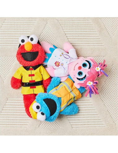 GUND Monstruo de las Galletas Peluche 33 cm Trabajador Construcción