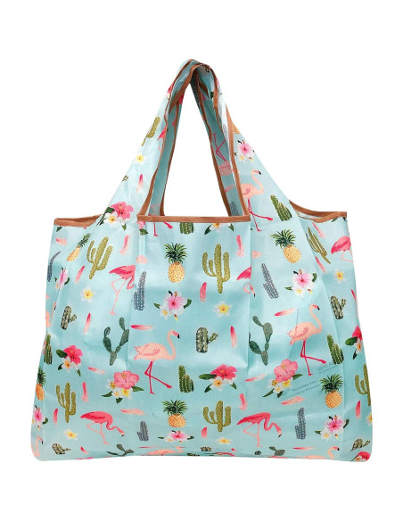 Bolsas de Compras Reutilizables Wrapables - Juego de 3 Grandes de Nylon Bolsas de Compras Reutilizables Wrapables - Juego de 3 Grandes de Nylon