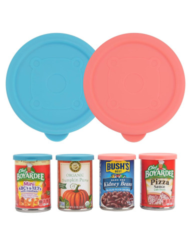 2 Tapas de Silicona para Latas de 3 Pulgadas Purekra