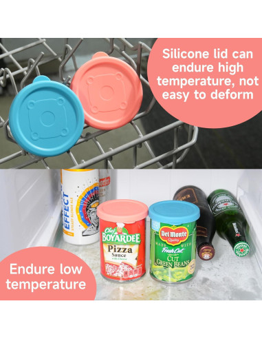 2 Tapas de Silicona para Latas de 3 Pulgadas Purekra
