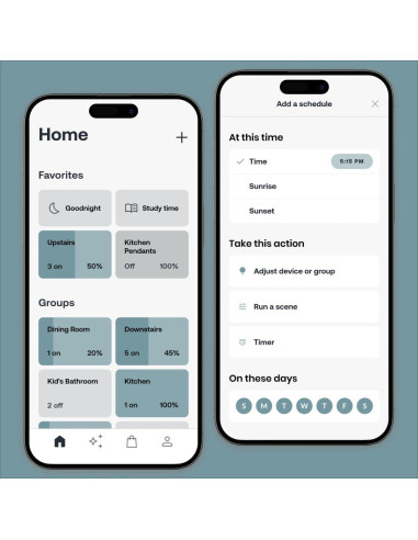 Atenuador Inteligente Deako Master Wi-Fi 2.4 GHz, Blanco