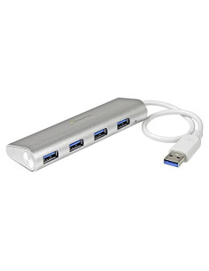 Hub USB 3.2 de 4 Puertos StarTech.com, Aluminio, 5Gbps