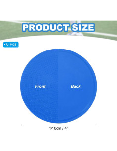 Marcadores de Punto Antideslizantes PATIKIL 10 cm Azul - 6 Pcs 2