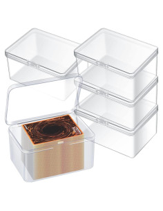 Caja de Almacenamiento de Cartas Vicenpal 4 Pcs 11 x 7.5 x 5.5 cm