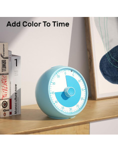 Temporizador Visual Conchstar 60 Minutos para Niños Azul 2