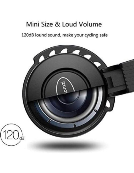 Timbre Eléctrico Recargable Ytuomzi 120dB Impermeable