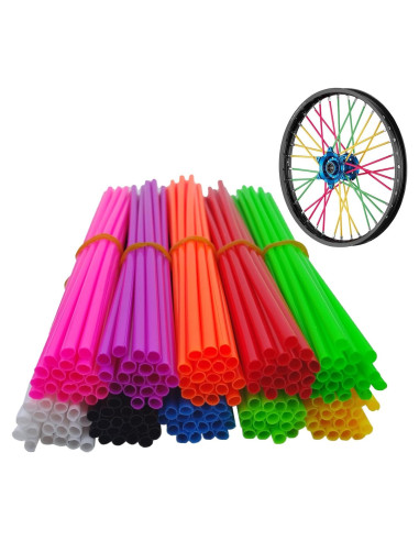 180 Fundas para Radios de Bicicleta DXMWWTP - 10 Colores