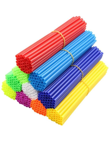 180 Fundas para Radios de Bicicleta DXMWWTP - 10 Colores