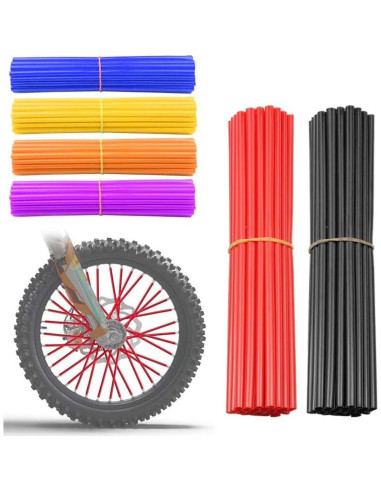 180 Fundas para Radios de Bicicleta DXMWWTP - 10 Colores