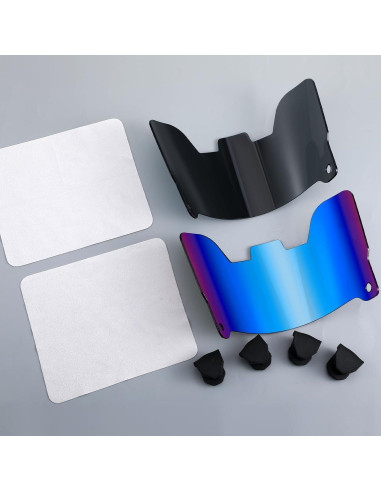 Viseras de Fútbol Kanayu 2 Pcs para Casco - Protección Ocular