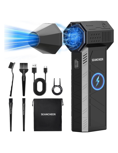 Soplador de Aire Eléctrico SEANCHEER 130000 RPM 3 Velocidades