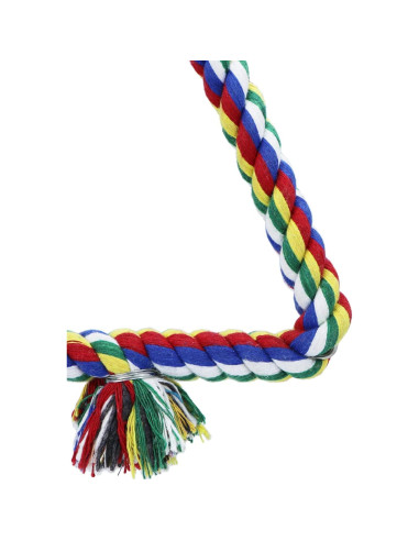 Columpio Triangular para Aves Wontee - Juguete Colorido S 15x18 cm