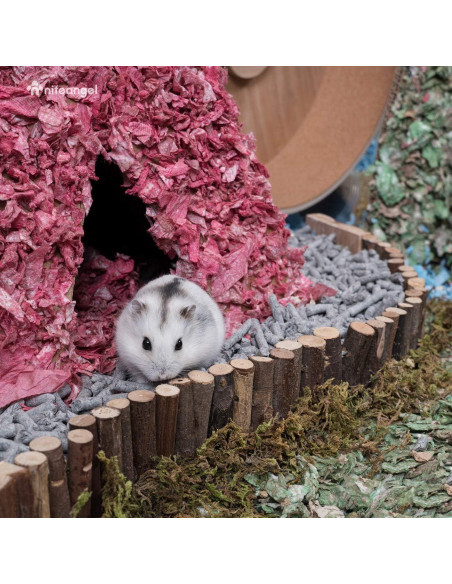 Puente Suspendido Niteangel para Hámster 55.1 cm - Escalera de Madera