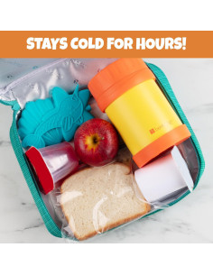 Paquete de 3 Paquetes de Hielo Duro Bentology - Narval, Unicornio y Gatito - Reutilizables y Libres de BPA 2