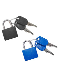 2 Candados de Equipaje ETCAR Multicolor con Llaves - Portátiles