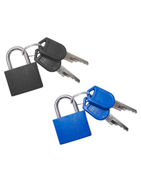2 Candados de Equipaje ETCAR Multicolor con Llaves - Portátiles