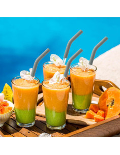 6 Puntas de Silicona Verde Militar HINZIC 8mm Reutilizables 2