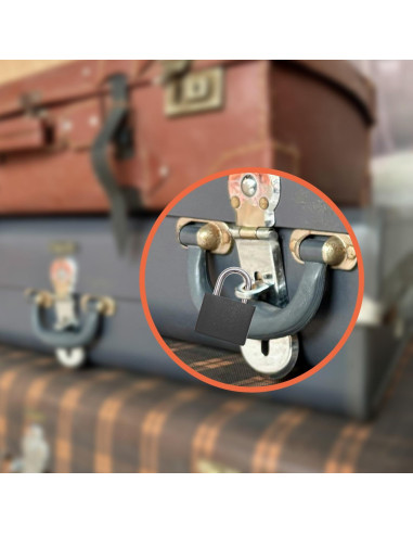 2 Candados de Equipaje ETCAR Multicolor con Llaves - Portátiles