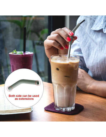 6 Puntas de Silicona Verde Militar HINZIC 8mm Reutilizables