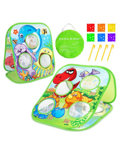 Juego de lanzamiento de bolsas de frijoles Sisland 5 en 1 para niños