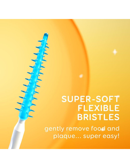 Palillos Dentales Suaves Grin Mint 90 Unidades Cerdas Flexibles