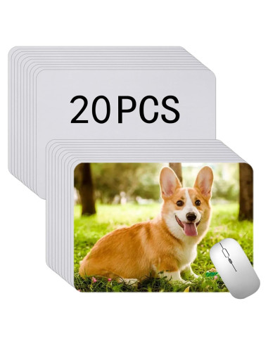 Alfombrillas de Ratón Antideslizantes OKBA 20pcs 24x20cm Personalizadas