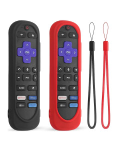 Funda de Silicona Antideslizante para Control Remoto Roku - DUOLAXMENG