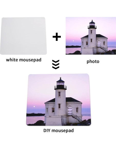 Alfombrillas de Ratón Antideslizantes OKBA 20pcs 24x20cm Personalizadas Alfombrillas de Ratón Antideslizantes OKBA 20pcs 24x20cm Personalizadas